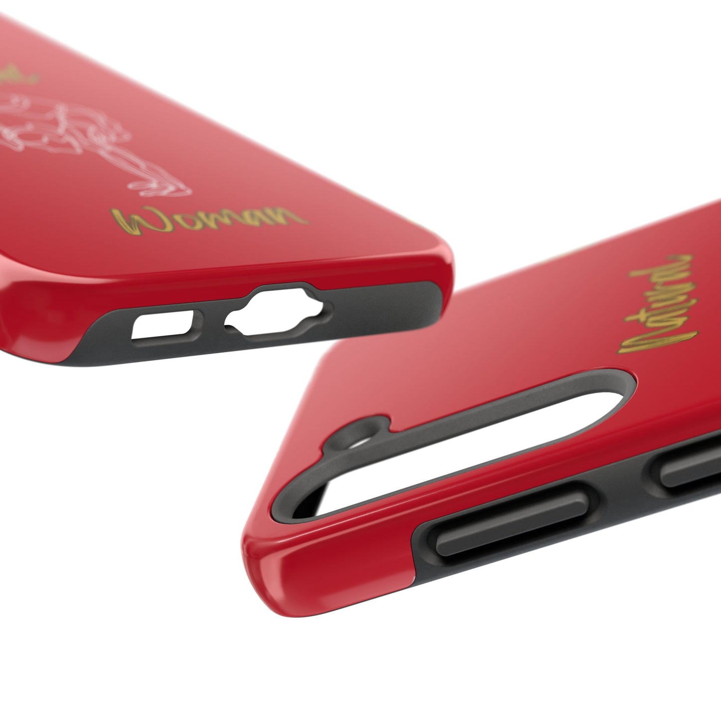 Natural Woman Flexible (WL)Tough Phone Cases DARK RED