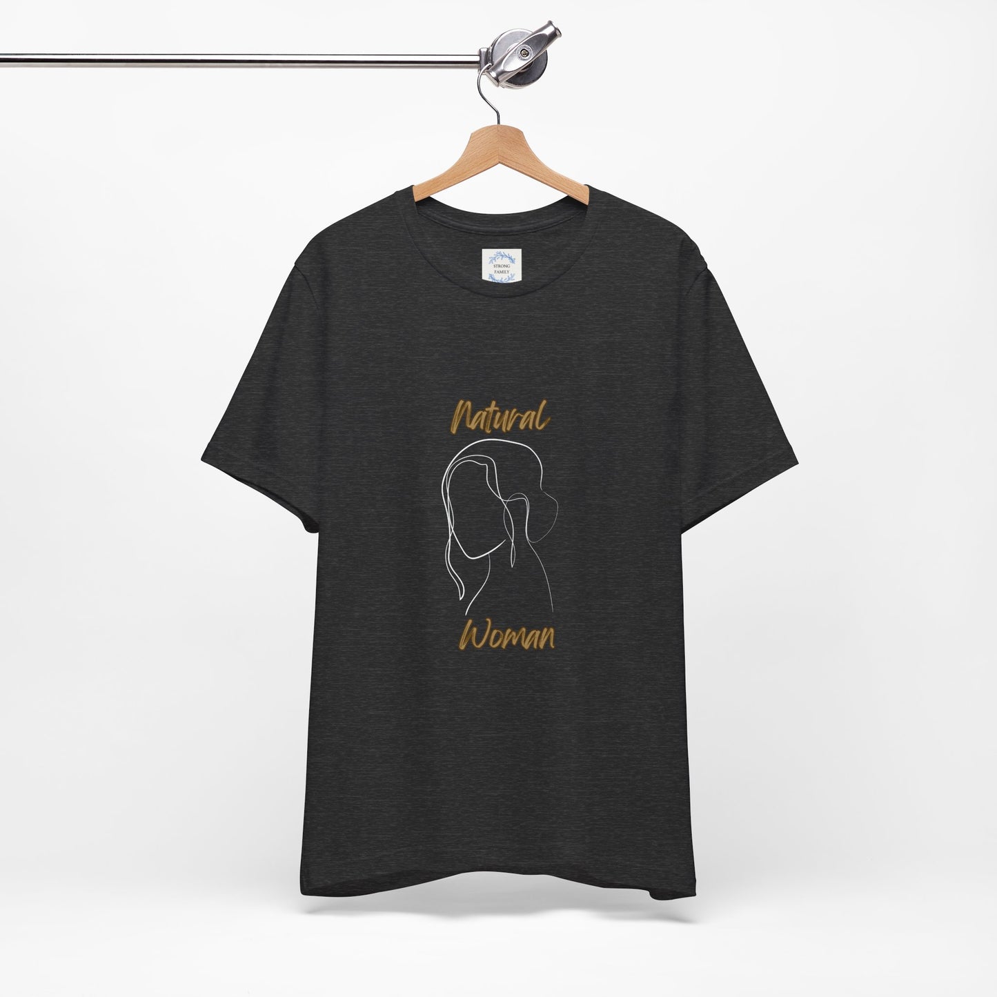 Natural Woman Hanging Hair (WL) Short Sleeve T-Shirt