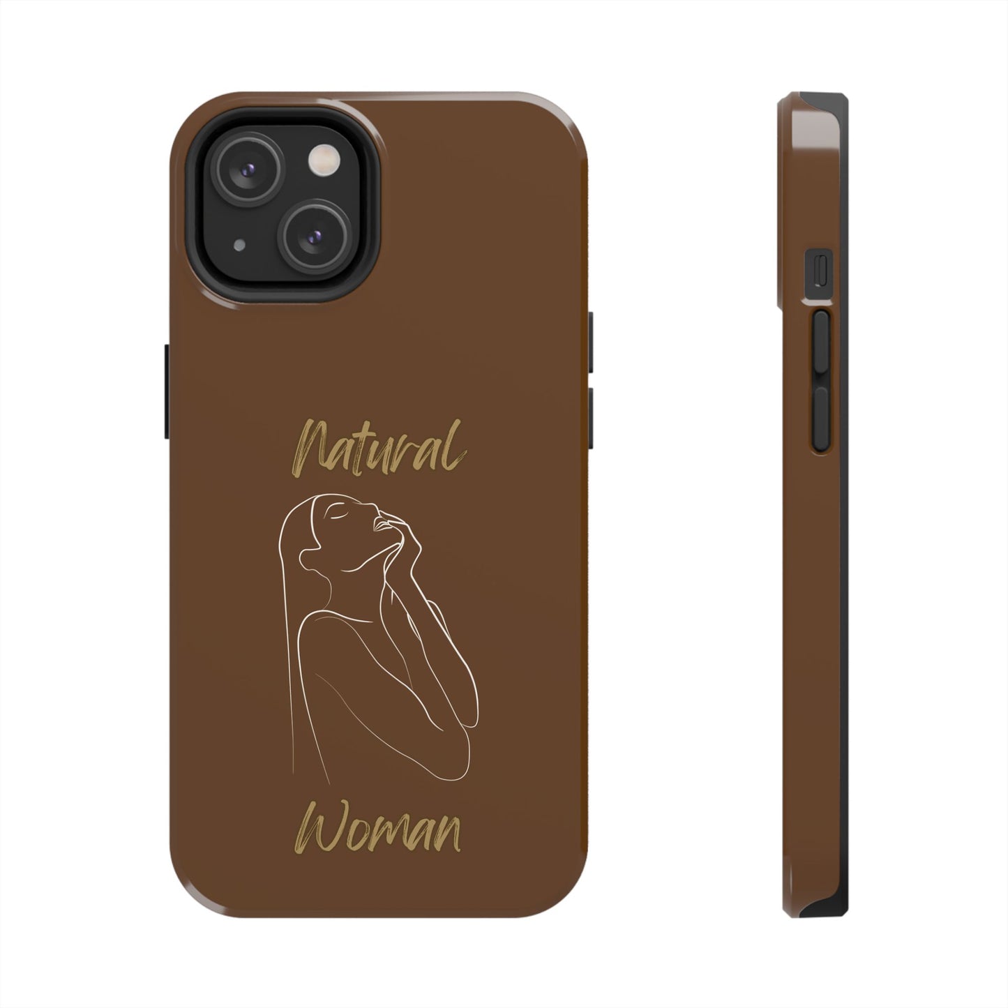 Natural Woman Thank You (WL) Tough Phone Cases BROWN