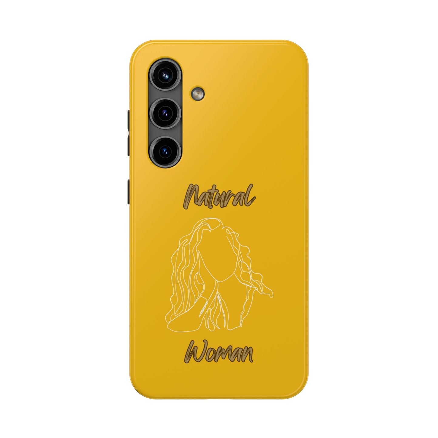 Natural Woman Relaxed (WL) Tough Phone Cases YELLOW