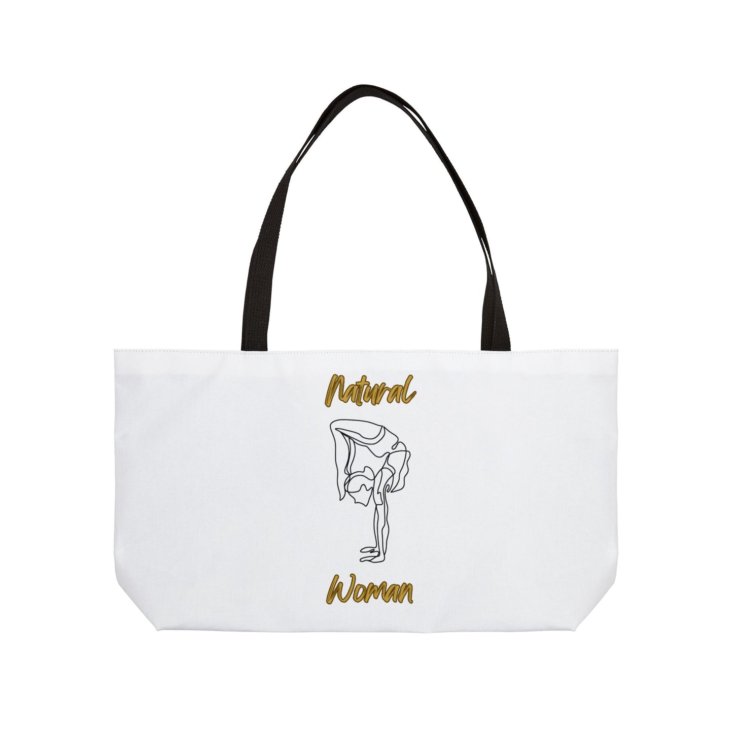 Natural Woman Flexible (BL) Weekender Tote Bag WHITE