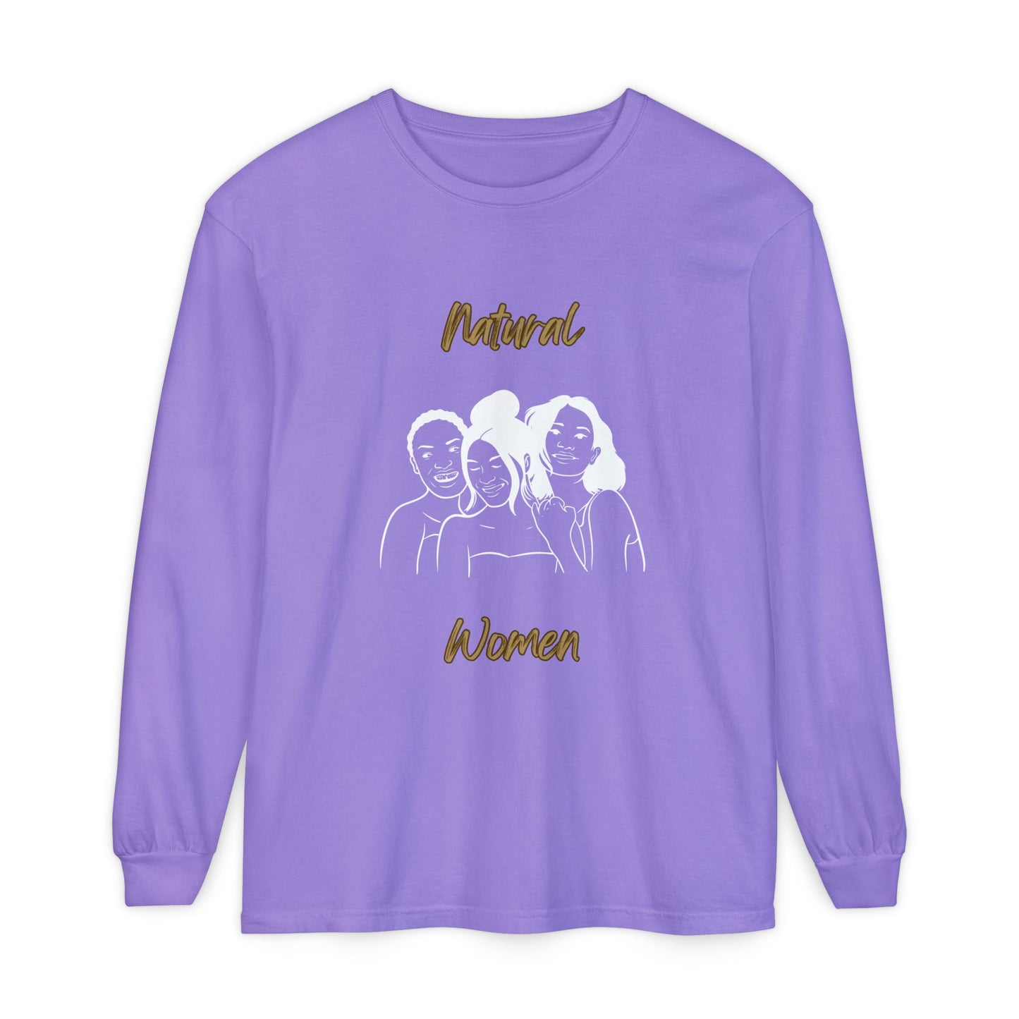 Natural Woman Laughing Friends (WL) Long Sleeve T-Shirt