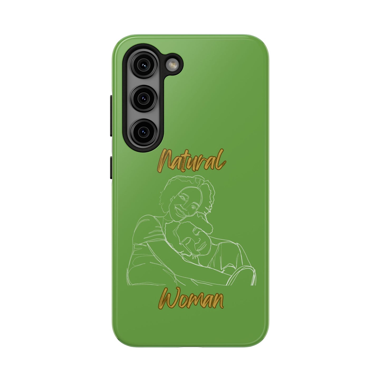 Natural Woman Loving Embrace (WL)Tough Phone Cases GREEN