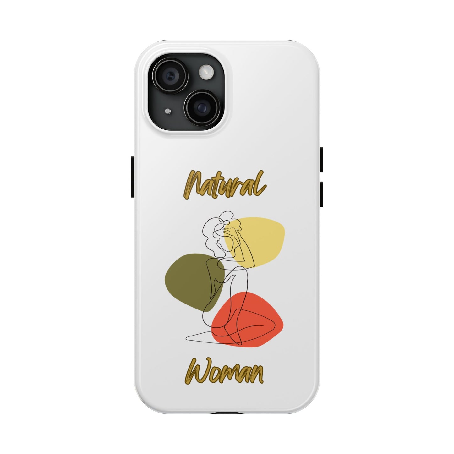 Natural Woman Colorful Pose (BL)Tough Phone Cases WHITE