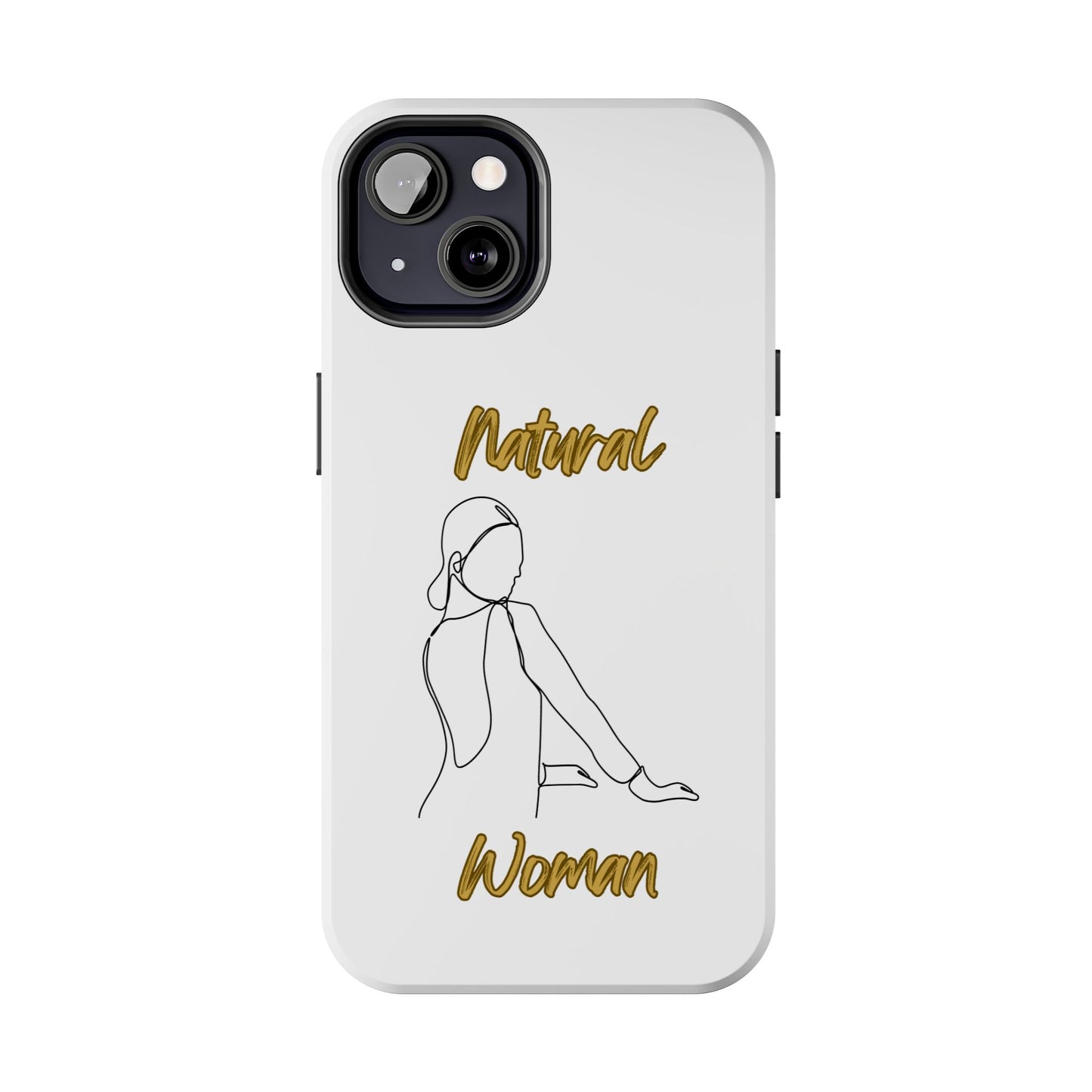 Natural Woman Hands Free (BL)Tough Phone Cases WHITE