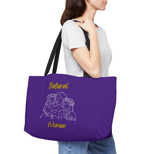 Natural Woman Me & My Girls (WL) Weekender Tote Bag PURPLE