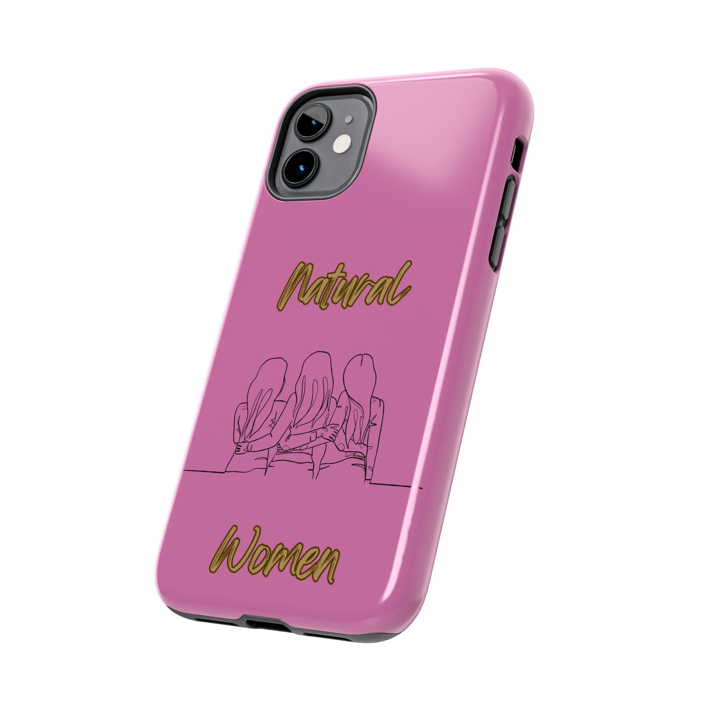 Natural Woman Loving Friends (BL)Tough Phone Cases LIGHT PINK