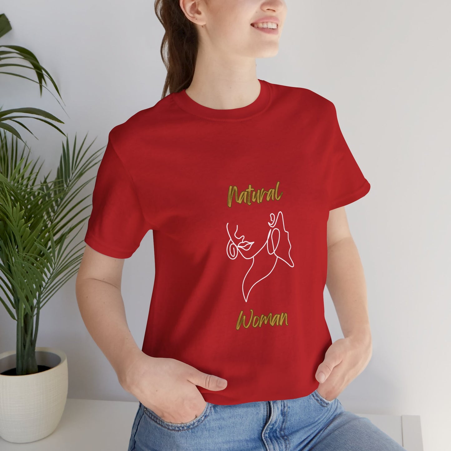 Natural Woman Lips (WL) Short Sleeve T-Shirt