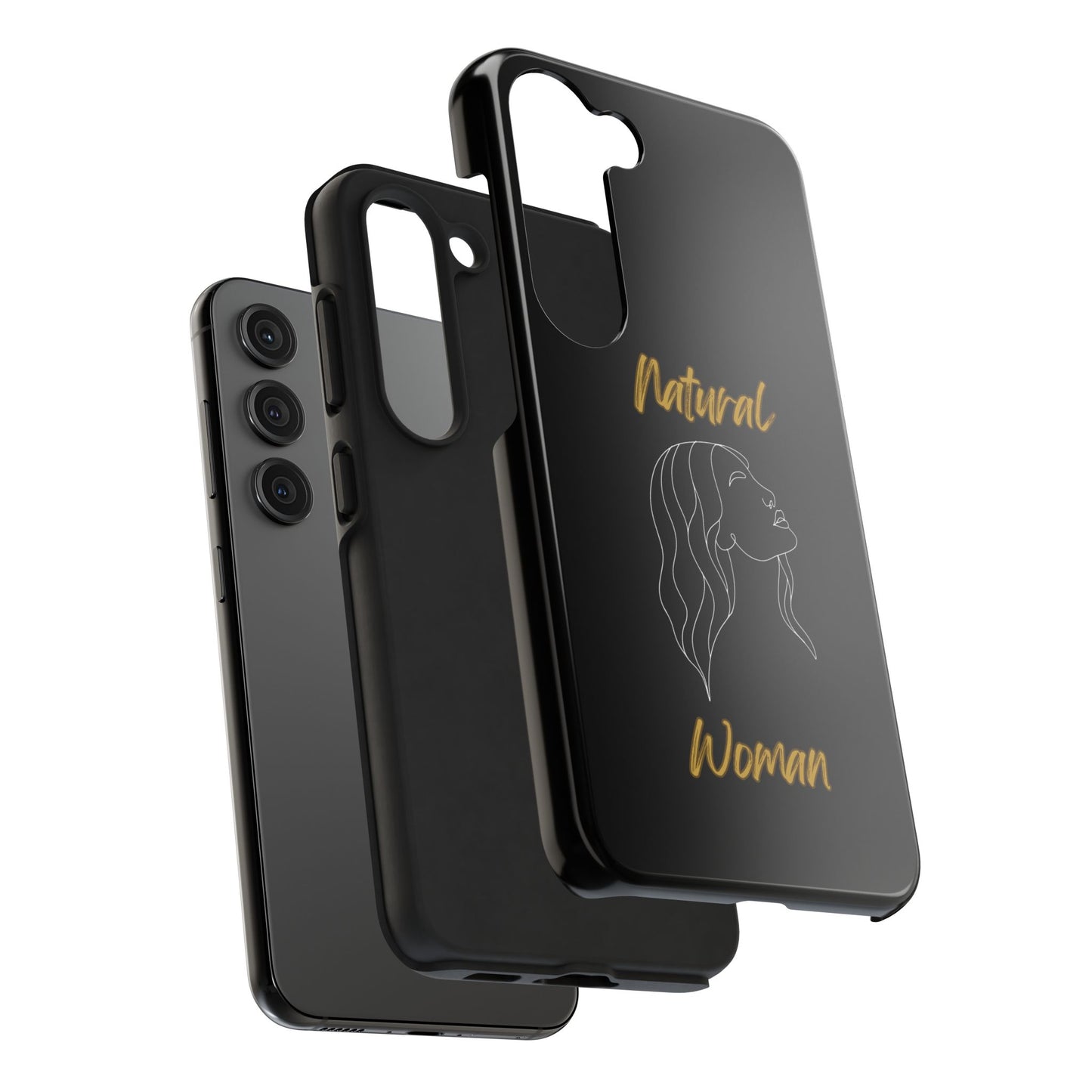 Natural Woman Breeze On Face (WL)Tough Phone Cases BLACK