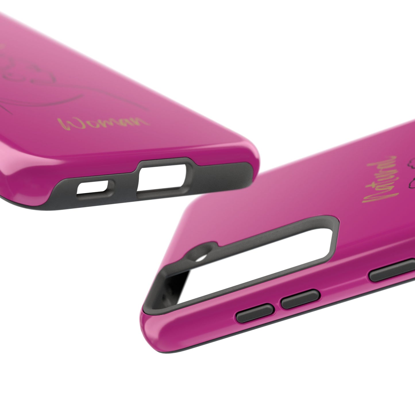 Natural Woman Twists (BL) Tough Phone Cases PINK