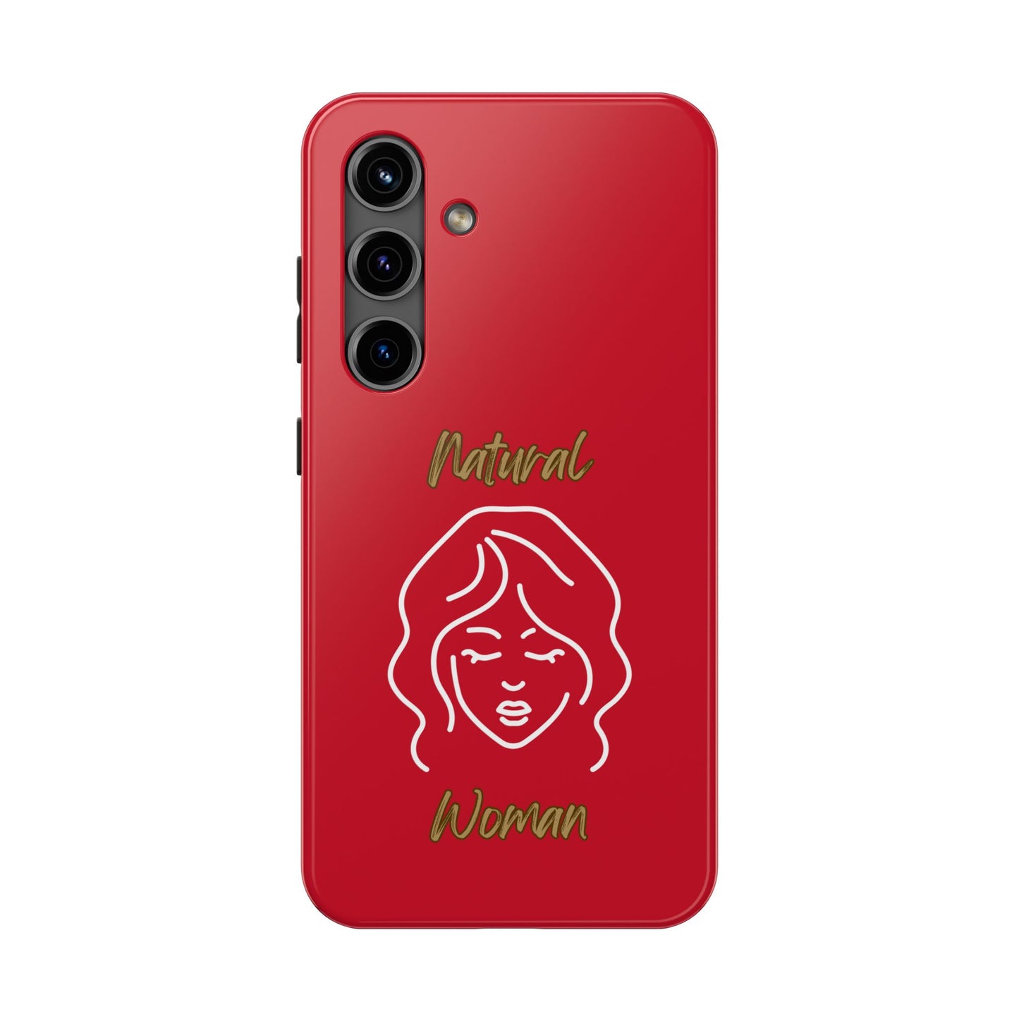 Natural Woman Modest (WL)Tough Phone Cases DARK RED