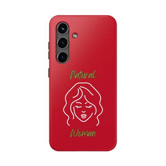 Natural Woman Modest (WL)Tough Phone Cases DARK RED