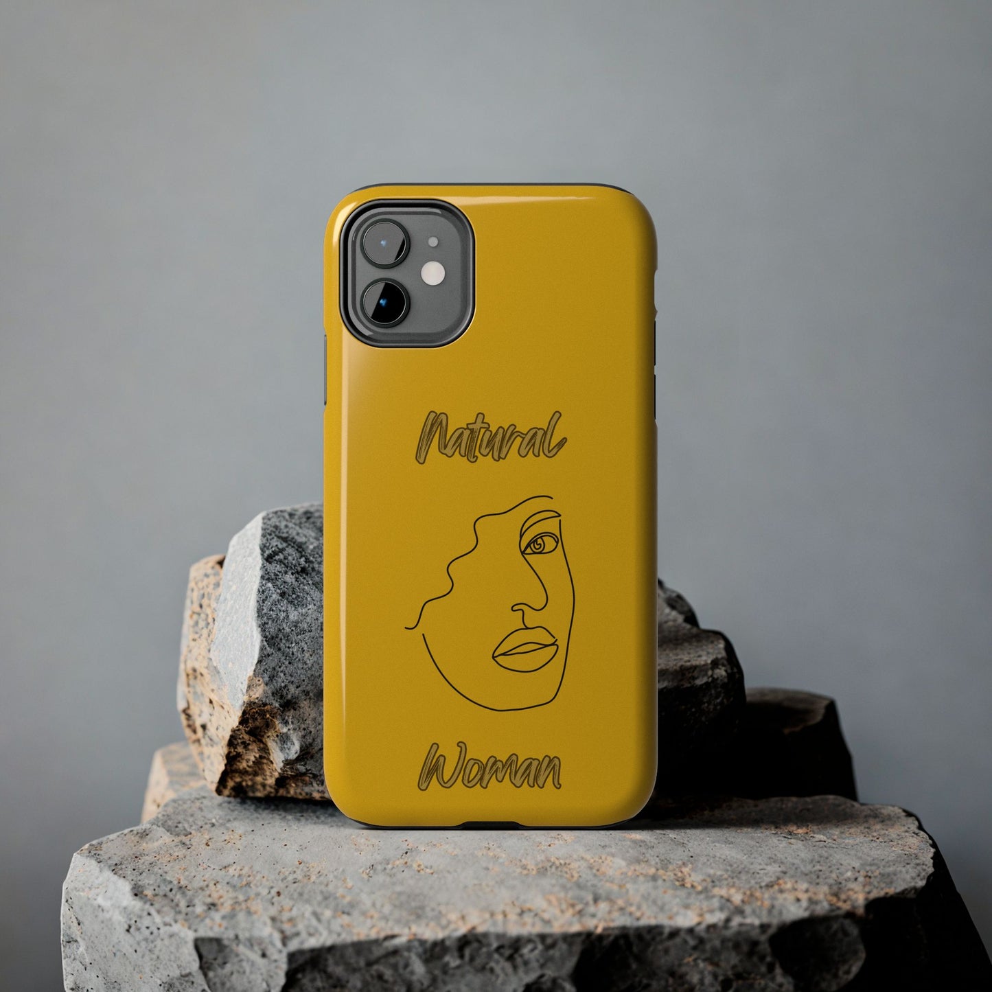Natural Woman Peekaboo (BL)Tough Phone Cases YELLOW