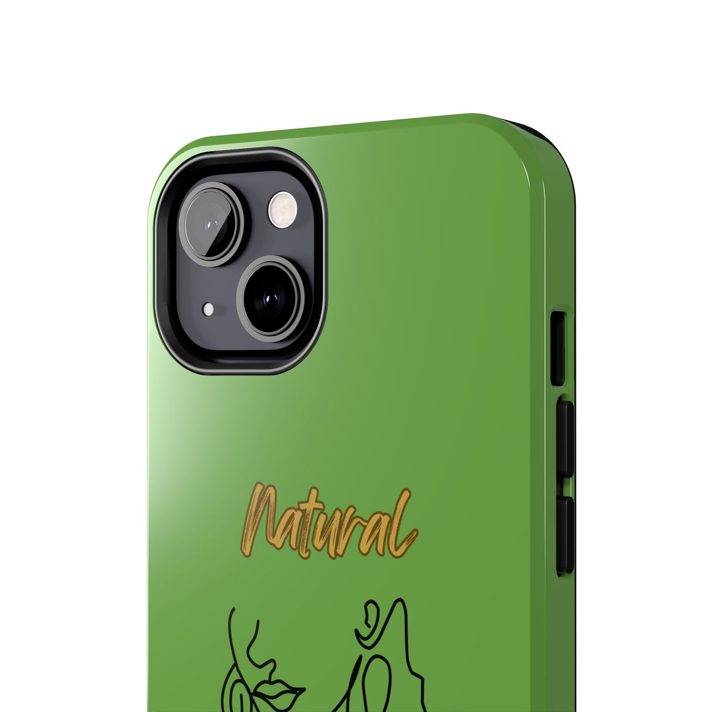 Natural Woman Lips (BL)Tough Phone Cases GREEN