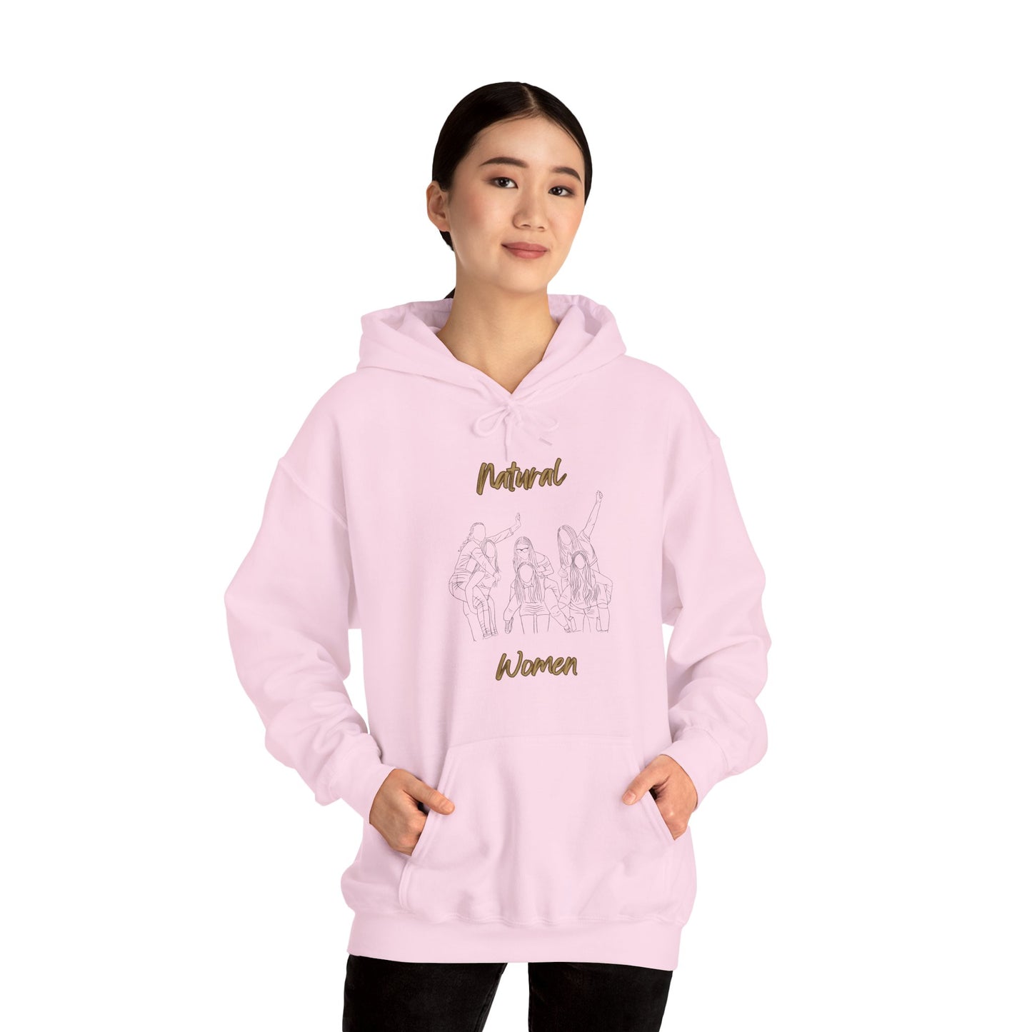 Natural Women Piggy Back (BL) Hoodie