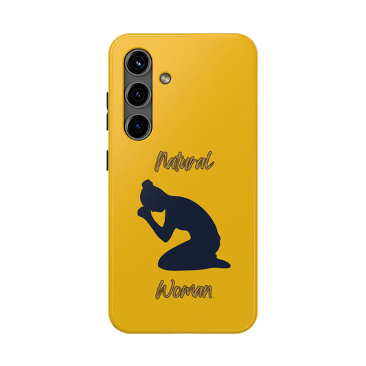 Natural Woman Pray (BL) Tough Phone Cases YELLOW