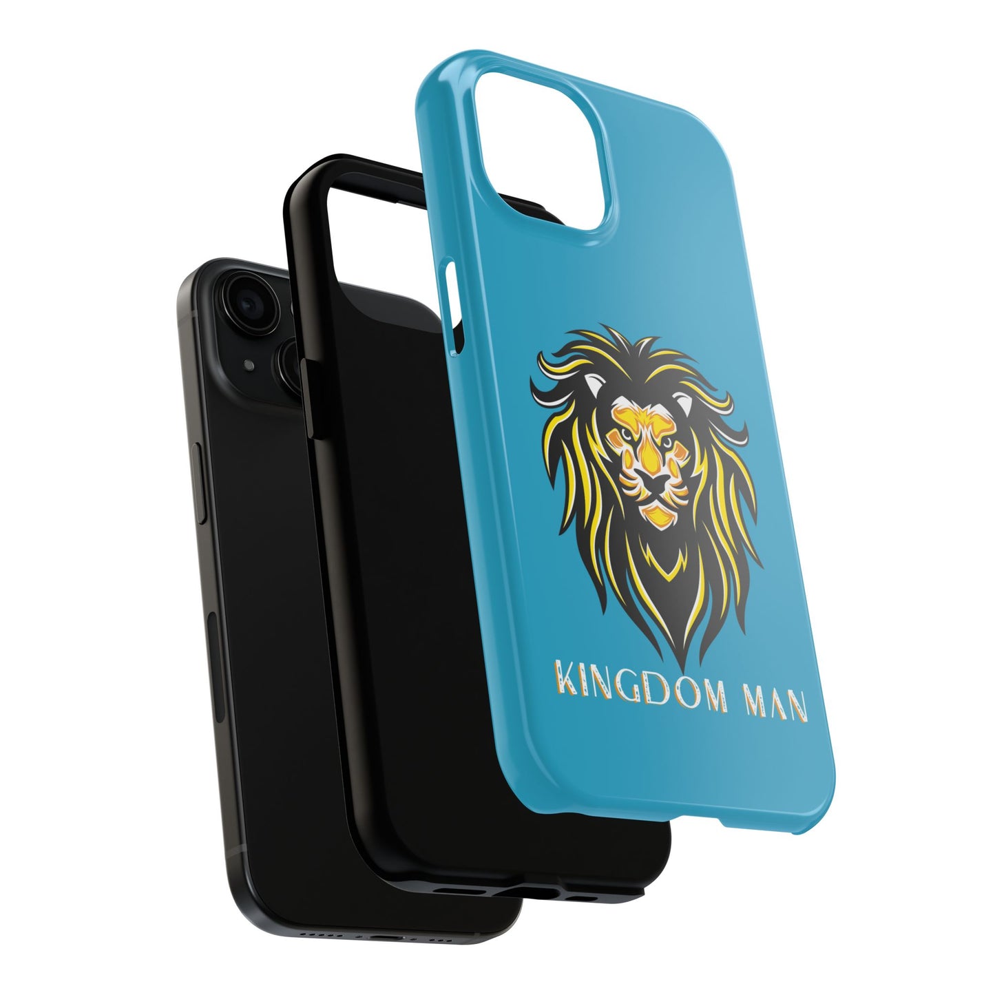 Kingdom Man (White-Gold Label) Tough Phone Case TURQUOISE