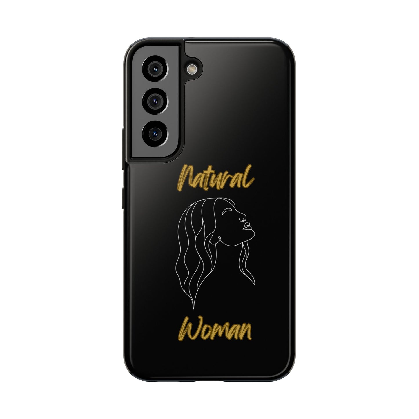 Natural Woman Breeze On Face (WL)Tough Phone Cases BLACK