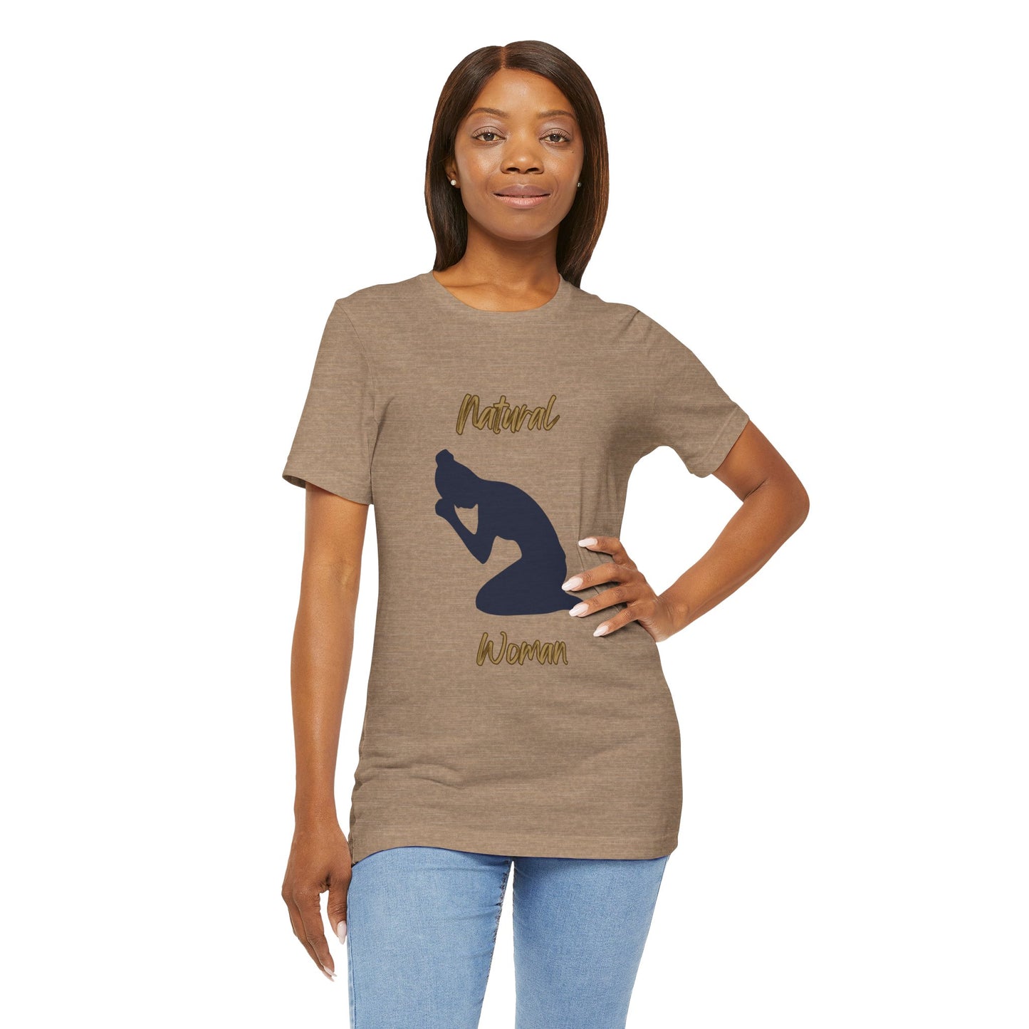 Natural Woman Pray (BL) Short Sleeve T-Shirt