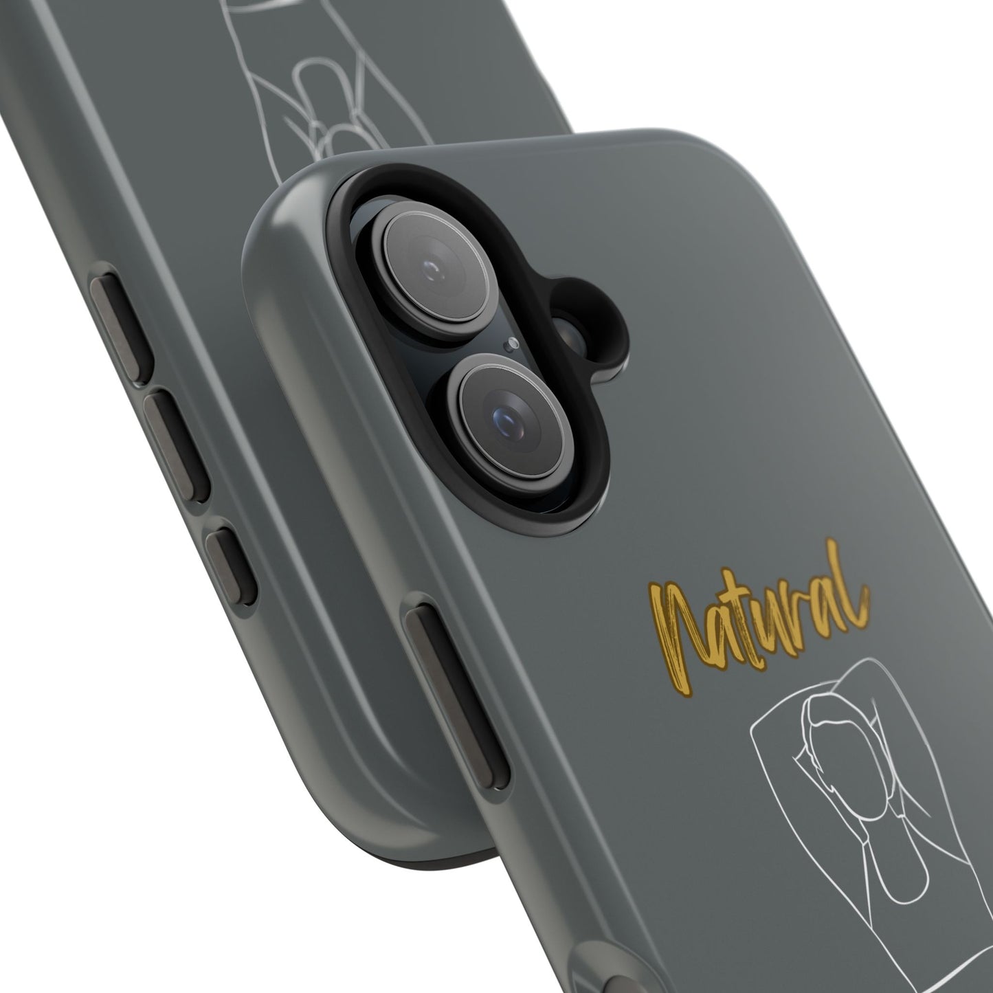 Natural Woman I Love Me (WL)Tough Phone Cases DARK GREY