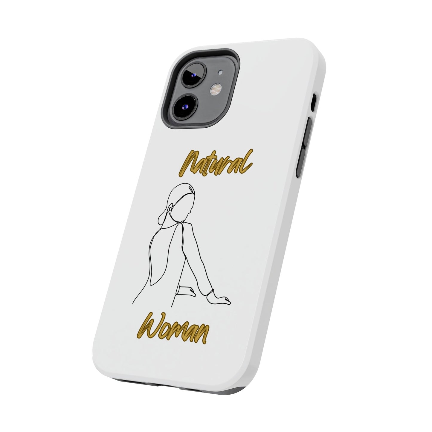 Natural Woman Hands Free (BL)Tough Phone Cases WHITE