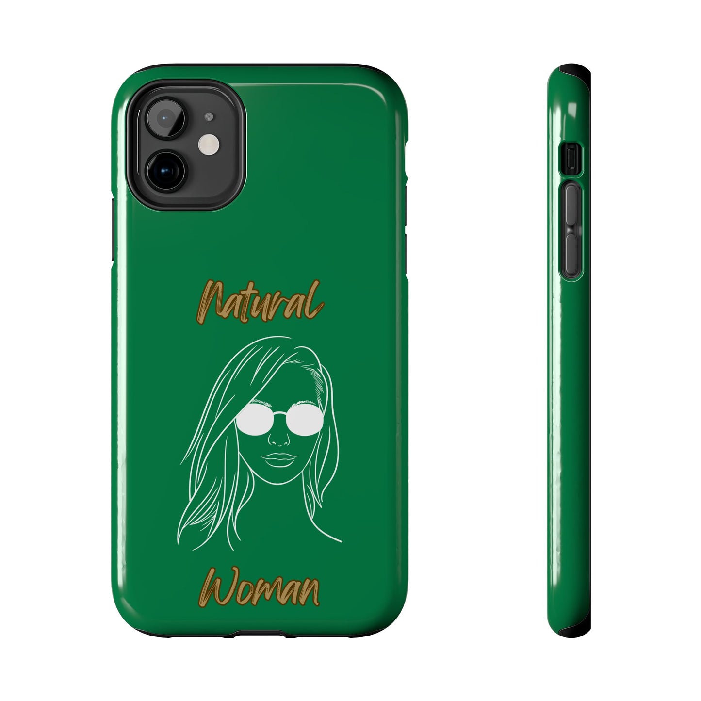 Natural Woman Shades (WL)Tough Phone Cases DARK GREEN