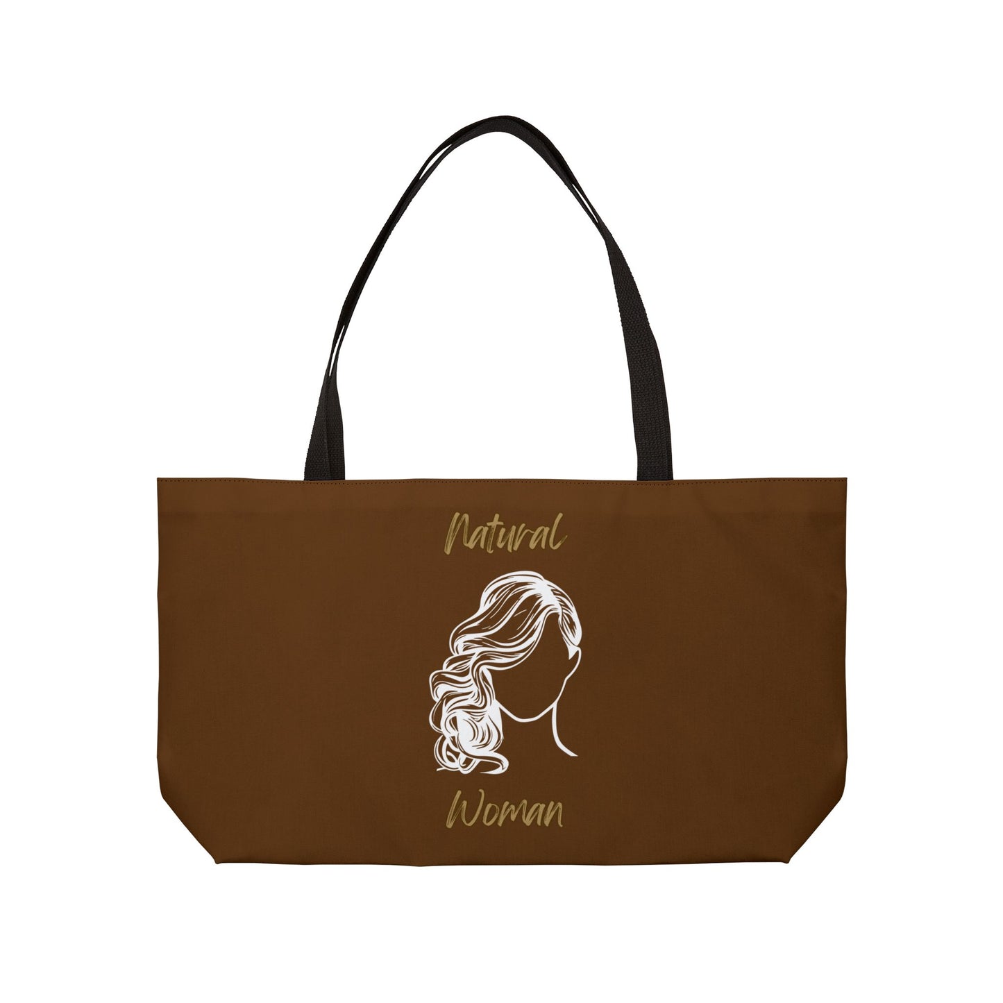 Natural Woman Long Curl (WL) Weekender Tote Bag BROWN