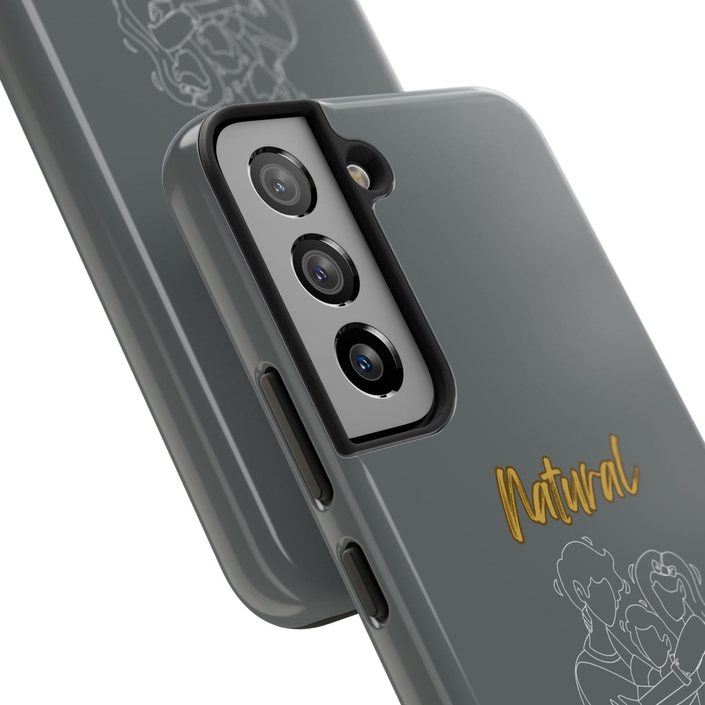 Natural Woman Bear Hugs (WL) Tough Phone Cases DARK GREY