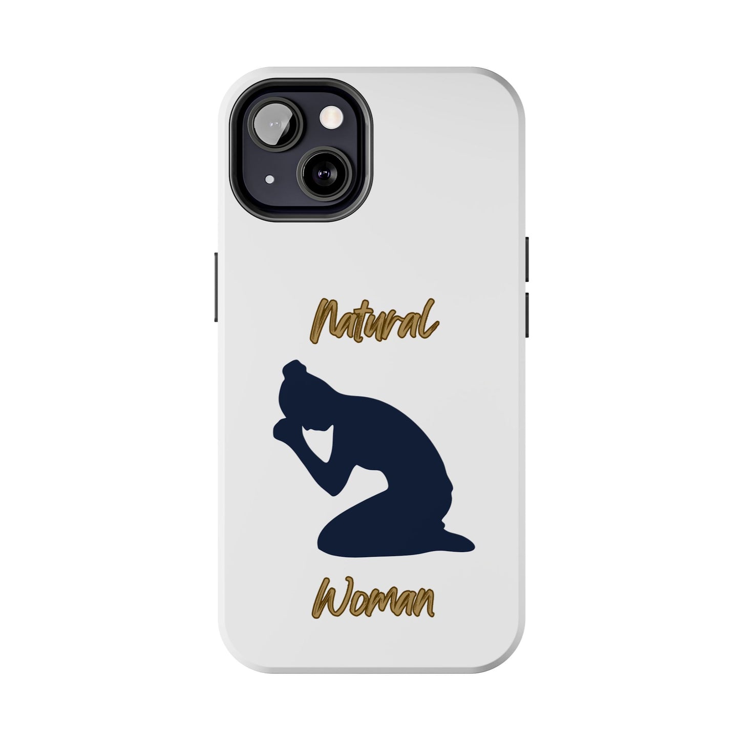 Natural Woman Pray (BL)Tough Phone Cases WHITE