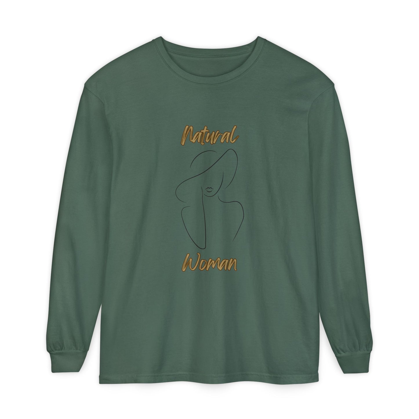 Natural Woman Sun Hat (BL) Long Sleeve T-Shirt