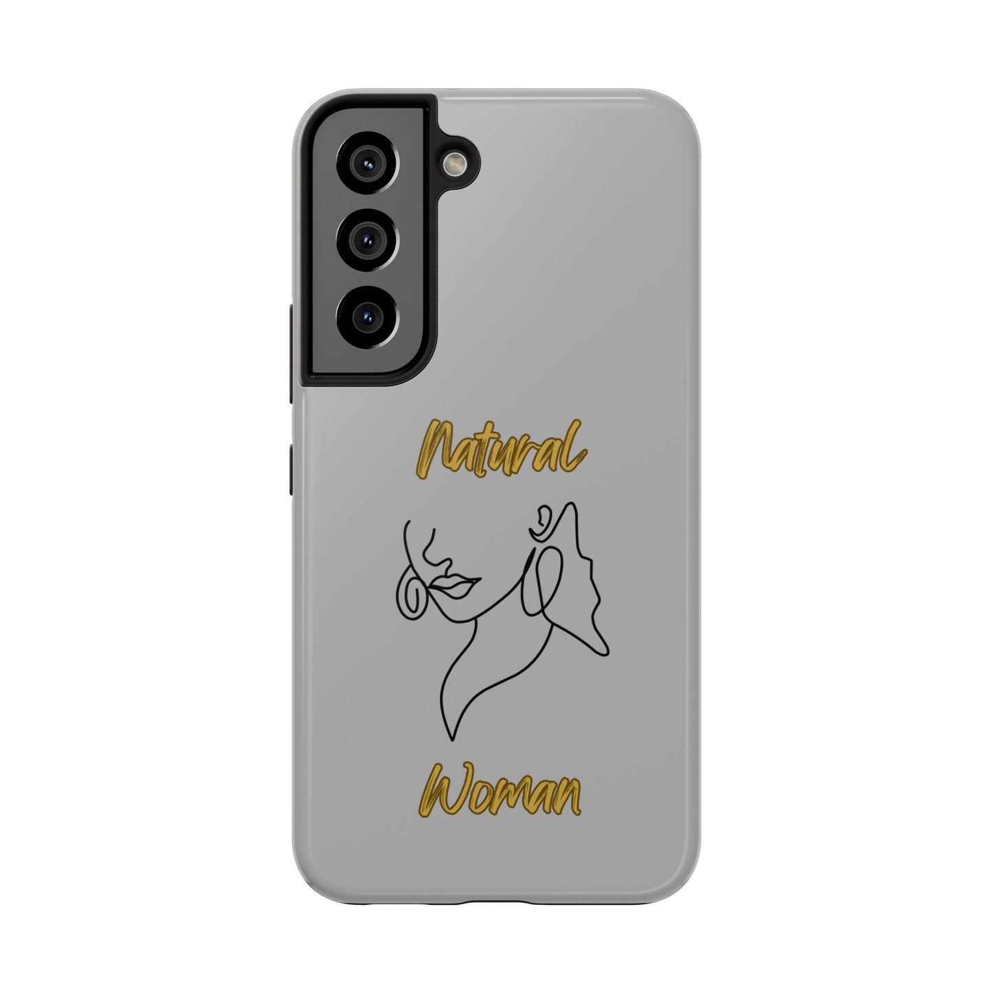 Natural Woman Lips (BL)Tough Phone Cases LIGHT GREY