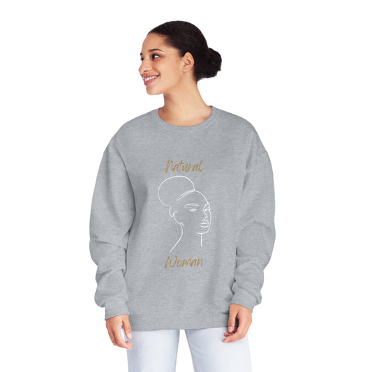 Natural Woman Hair Up (WL) Sweatshirt