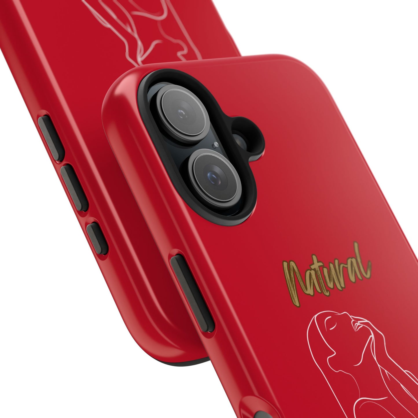 Natural Woman Thank You (WL) Tough Phone Cases DARK RED
