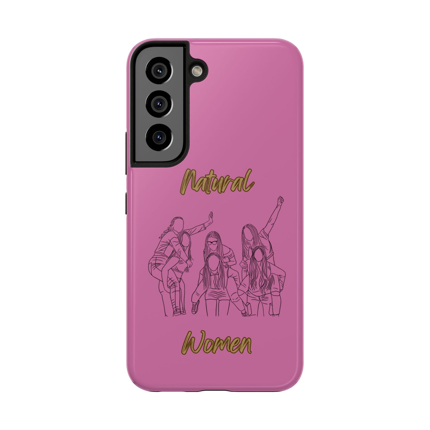 Natural Woman Piggy Back (BL)Tough Phone Cases LIGHT PINK