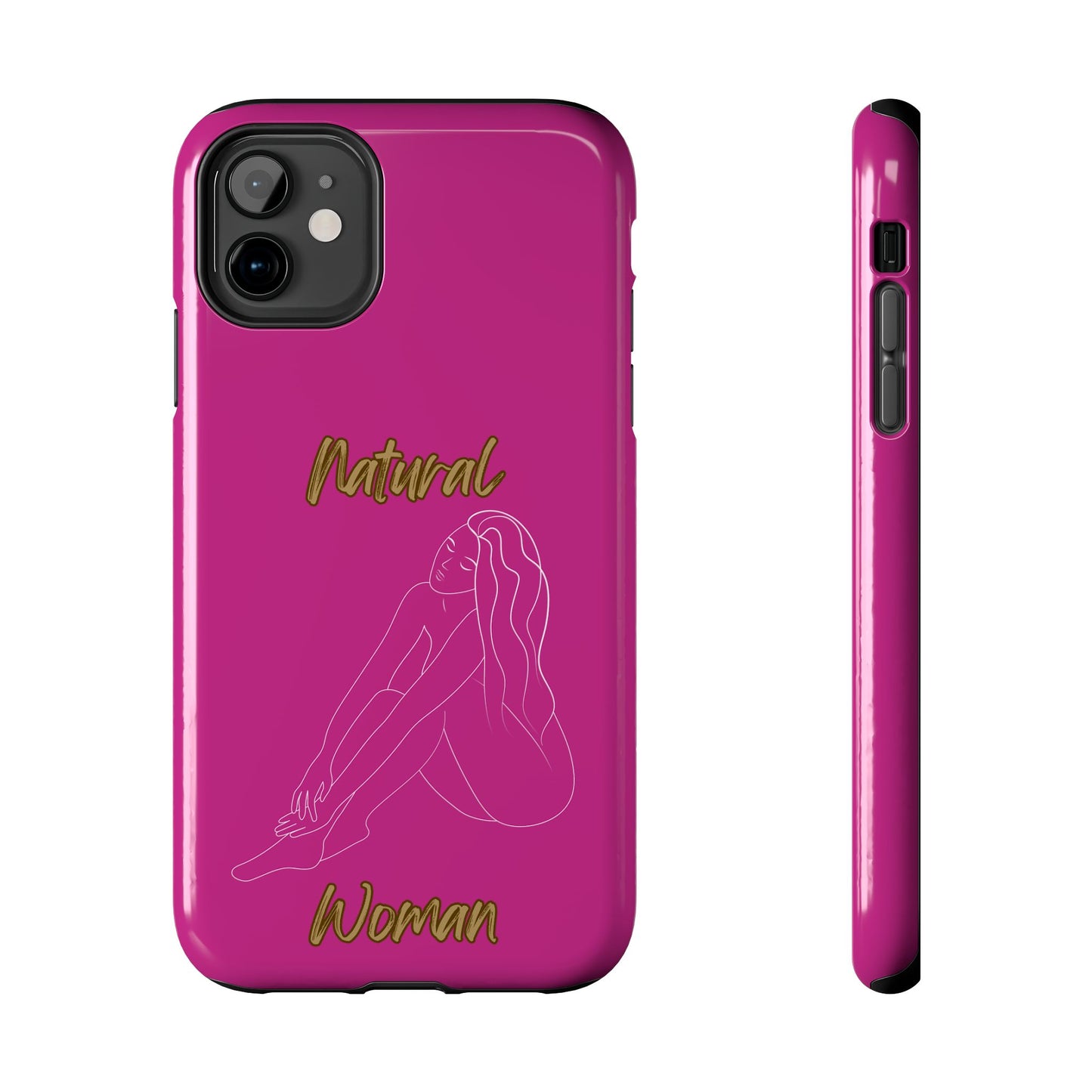 Natural Woman Beauty (WL) Tough Phone Cases PINK