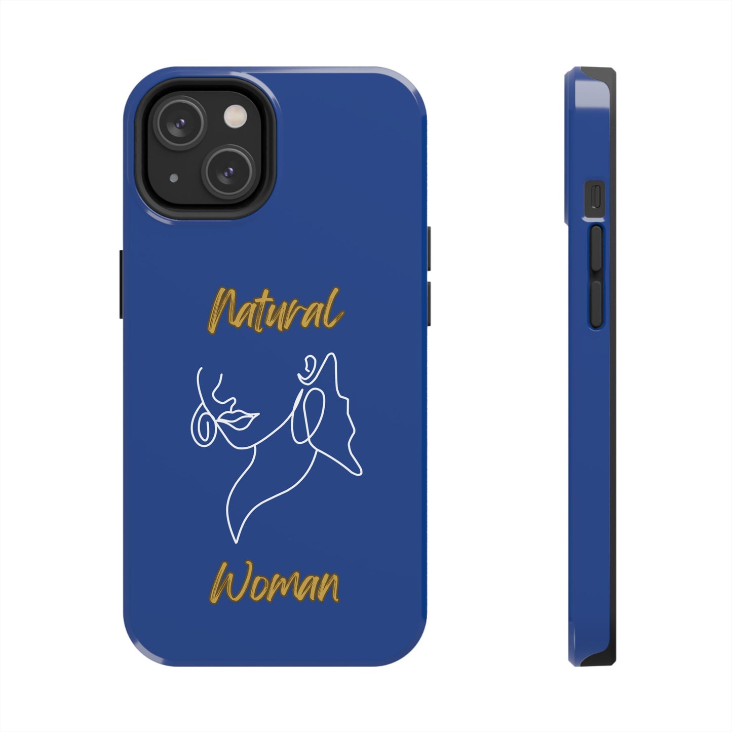 Natural Woman Lips (WL)Tough Phone Cases DARK BLUE