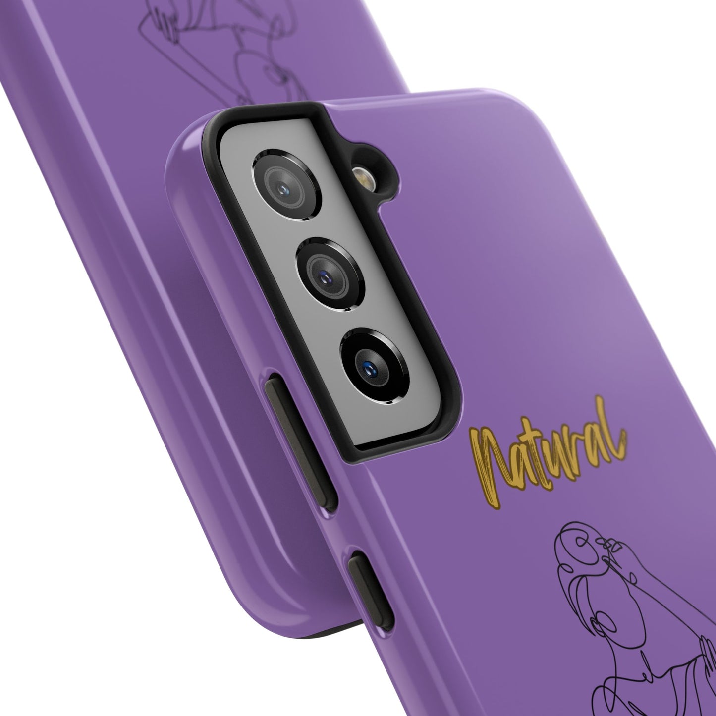 Natural Woman Style (BL)Tough Phone Cases LIGHT PURPLE