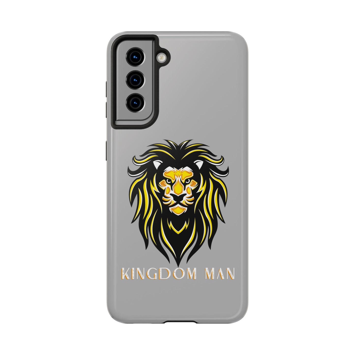 Kingdom Man (White-Gold Label) Tough Phone Case LIGHT GREY