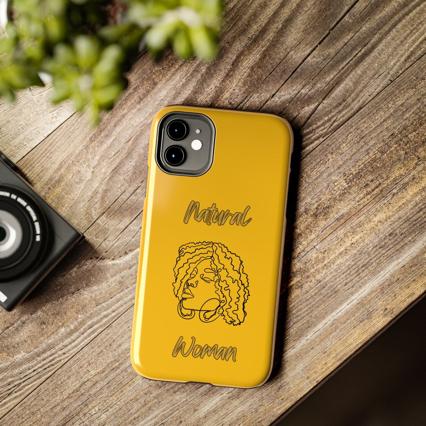 Natural Woman Naturally Me (BL)Tough Phone Cases YELLOW