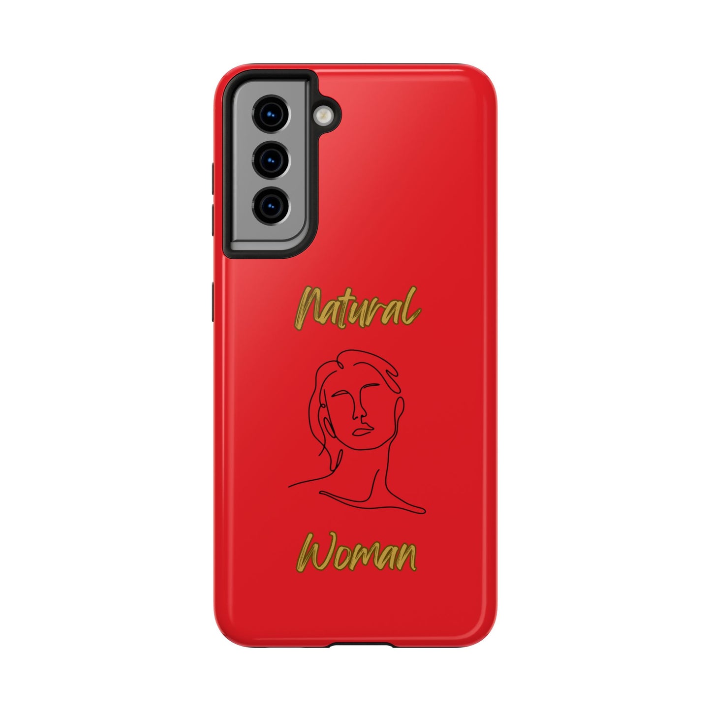 Natural Woman Hello (BL)Tough Phone Cases RED