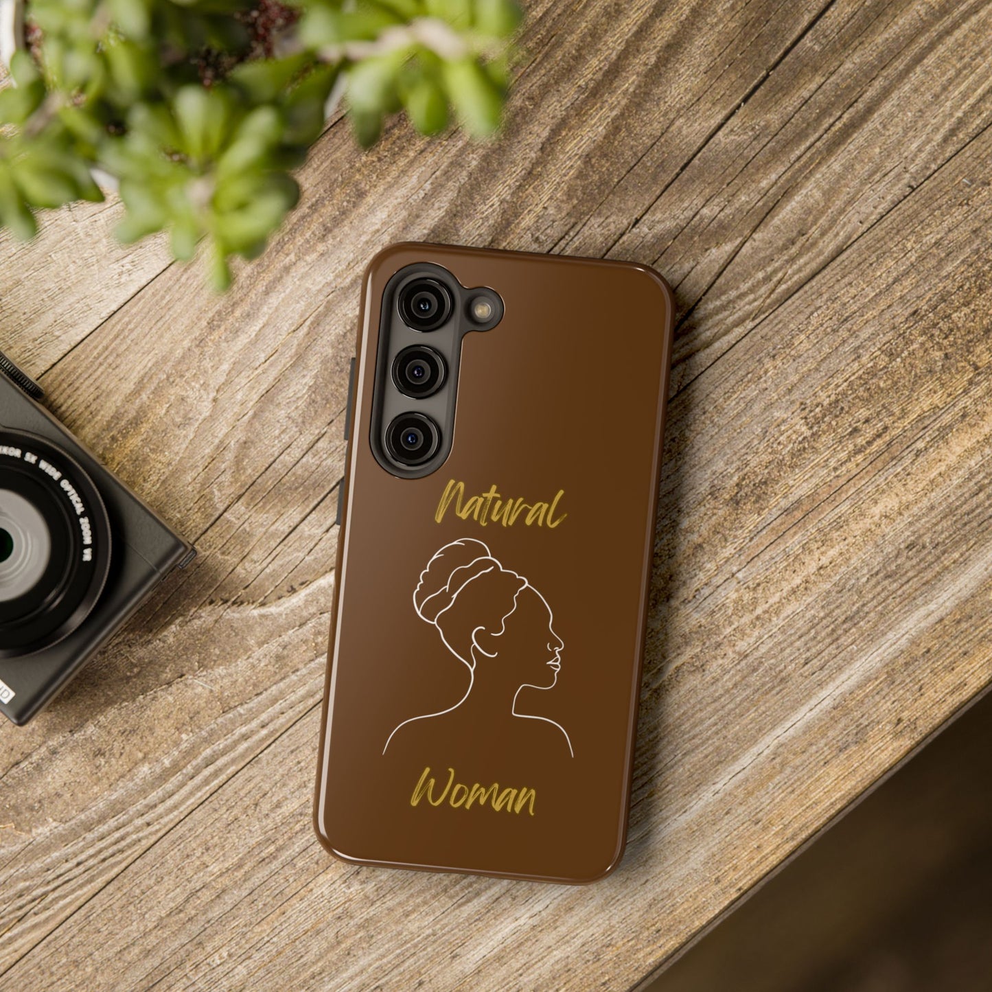 Natural Woman Mixed (WL)Tough Phone Cases BROWN