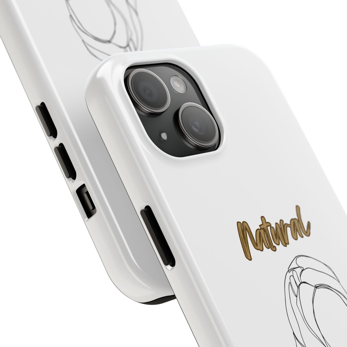 Natural Woman Towel Wrapped (BL)Tough Phone Cases WHITE