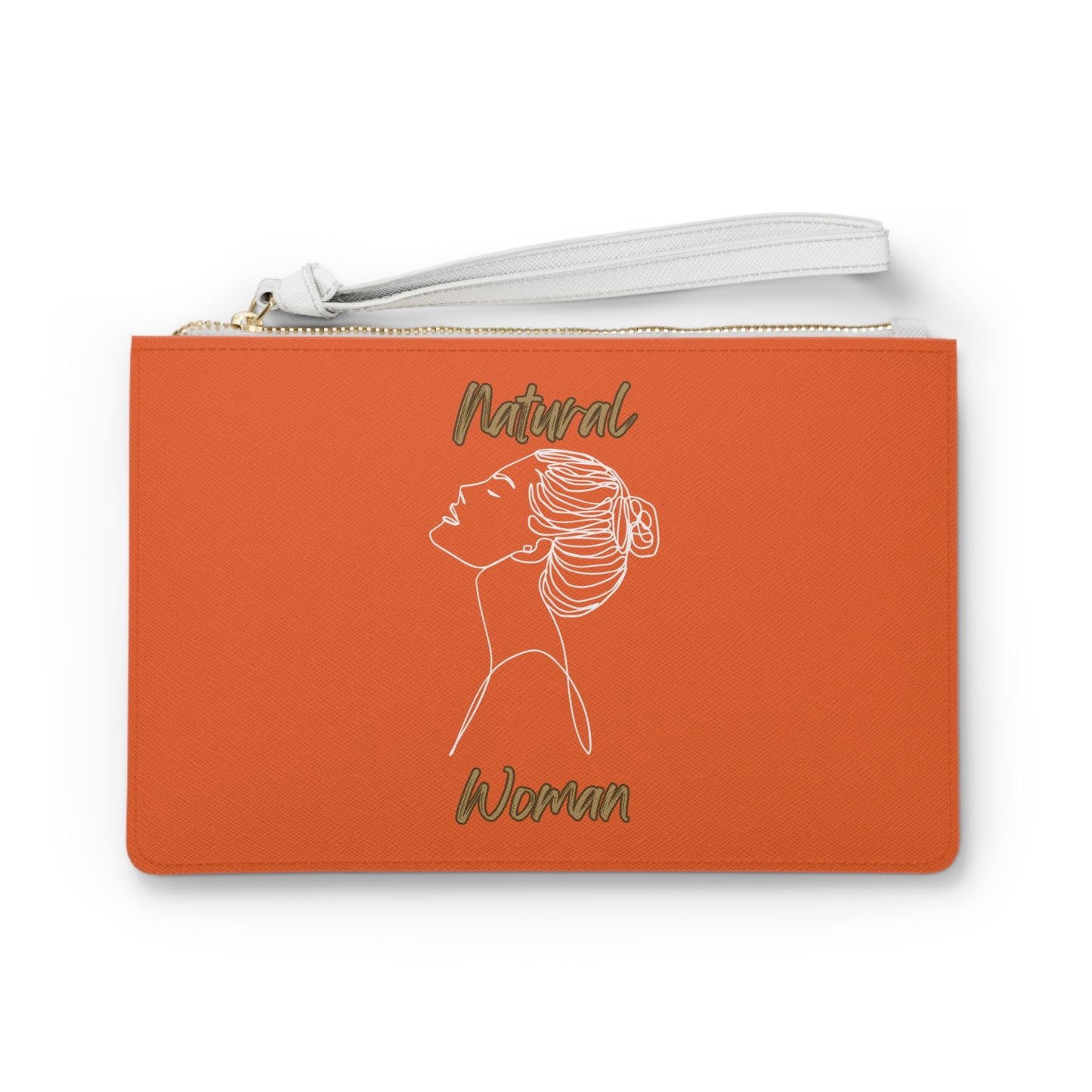 Natural Woman Wet Bun (WL) Clutch Bag ORANGE