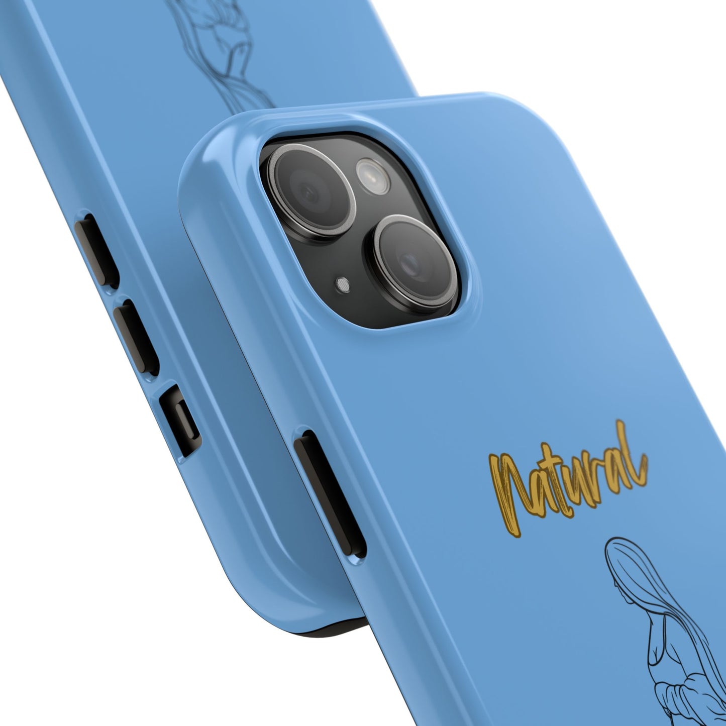 Natural Woman Expecting (BL)Tough Phone Cases LIGHT BLUE