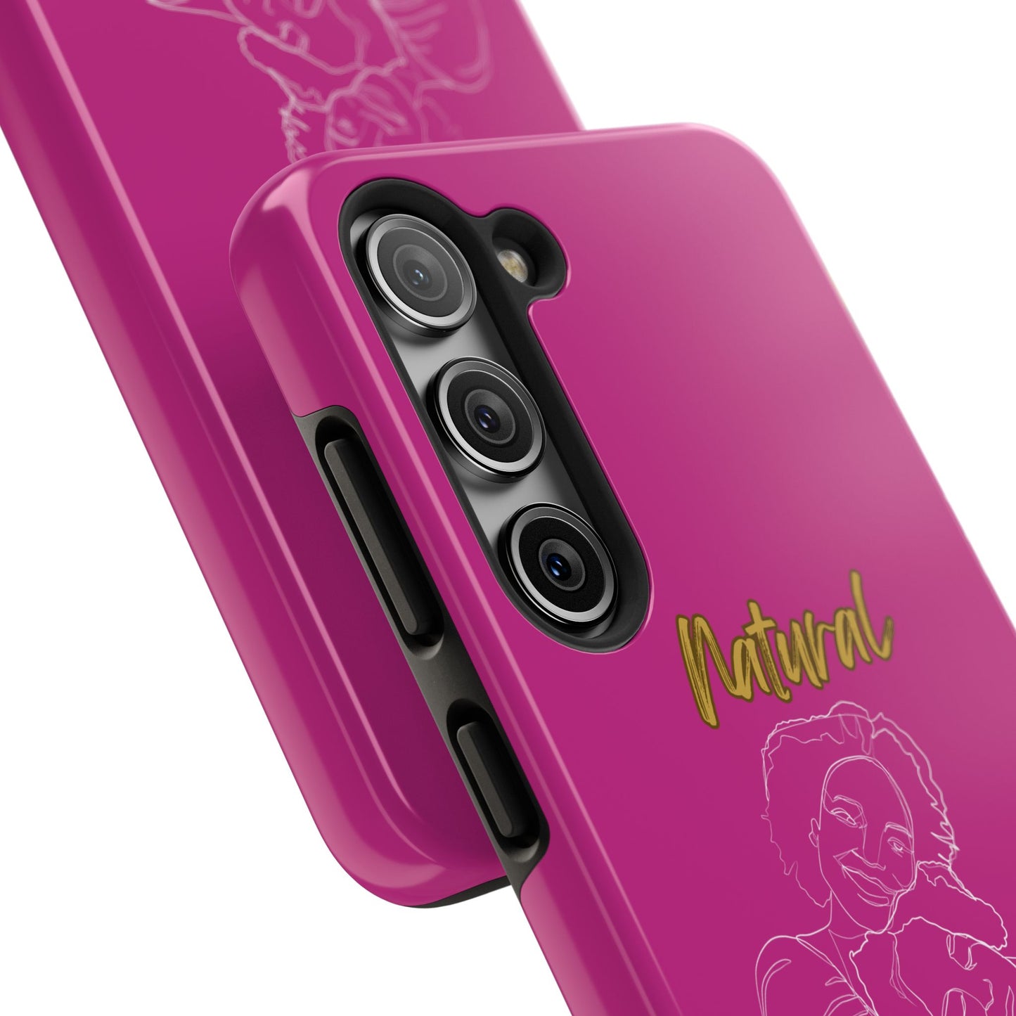 Natural Woman Loving Embrace (WL)Tough Phone Cases PINK