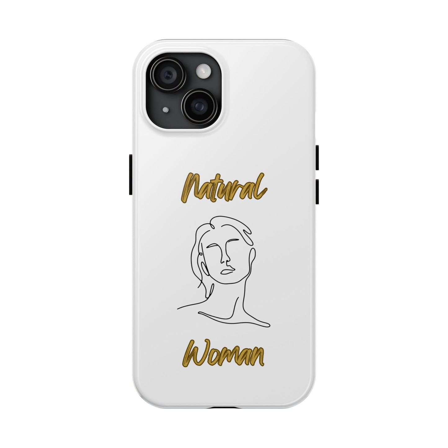 Natural Woman Hello (BL)Tough Phone Cases WHITE