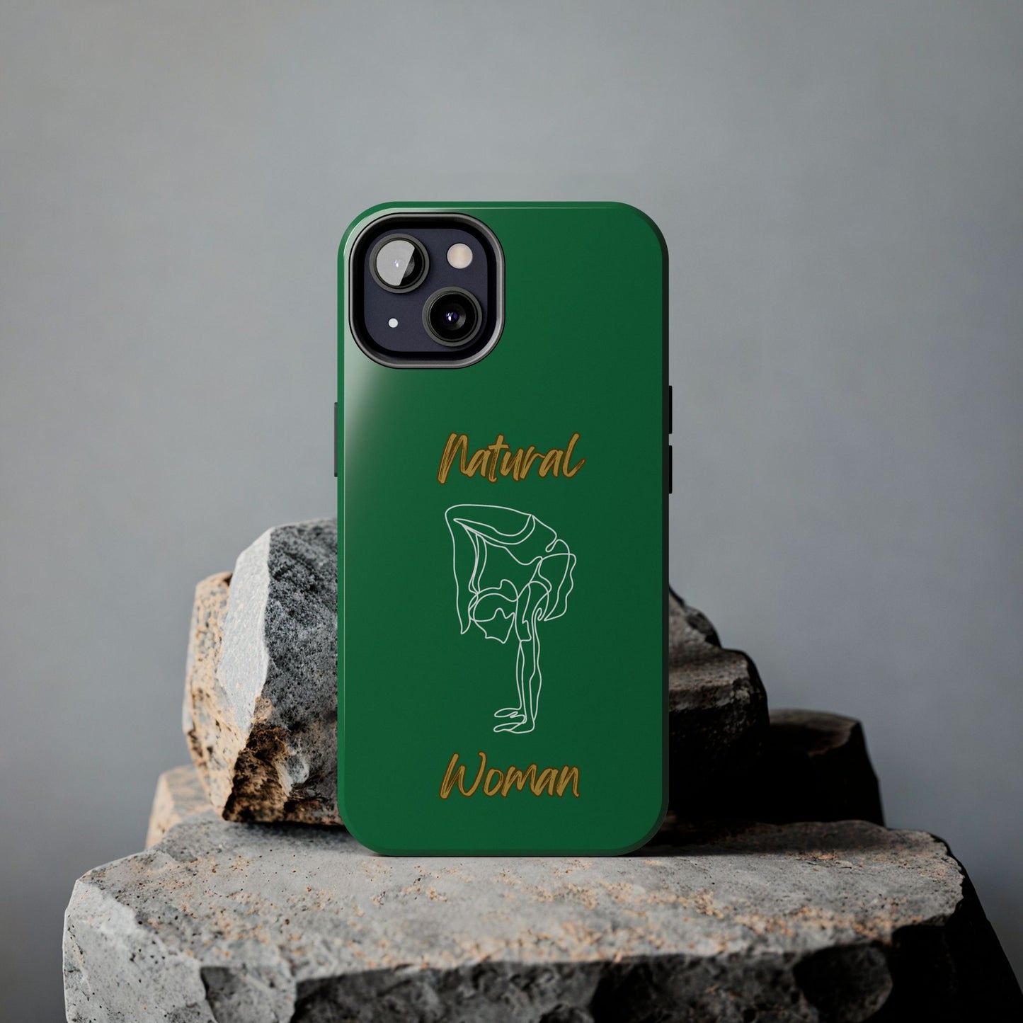 Natural Woman Flexible (WL)Tough Phone Cases DARK GREEN