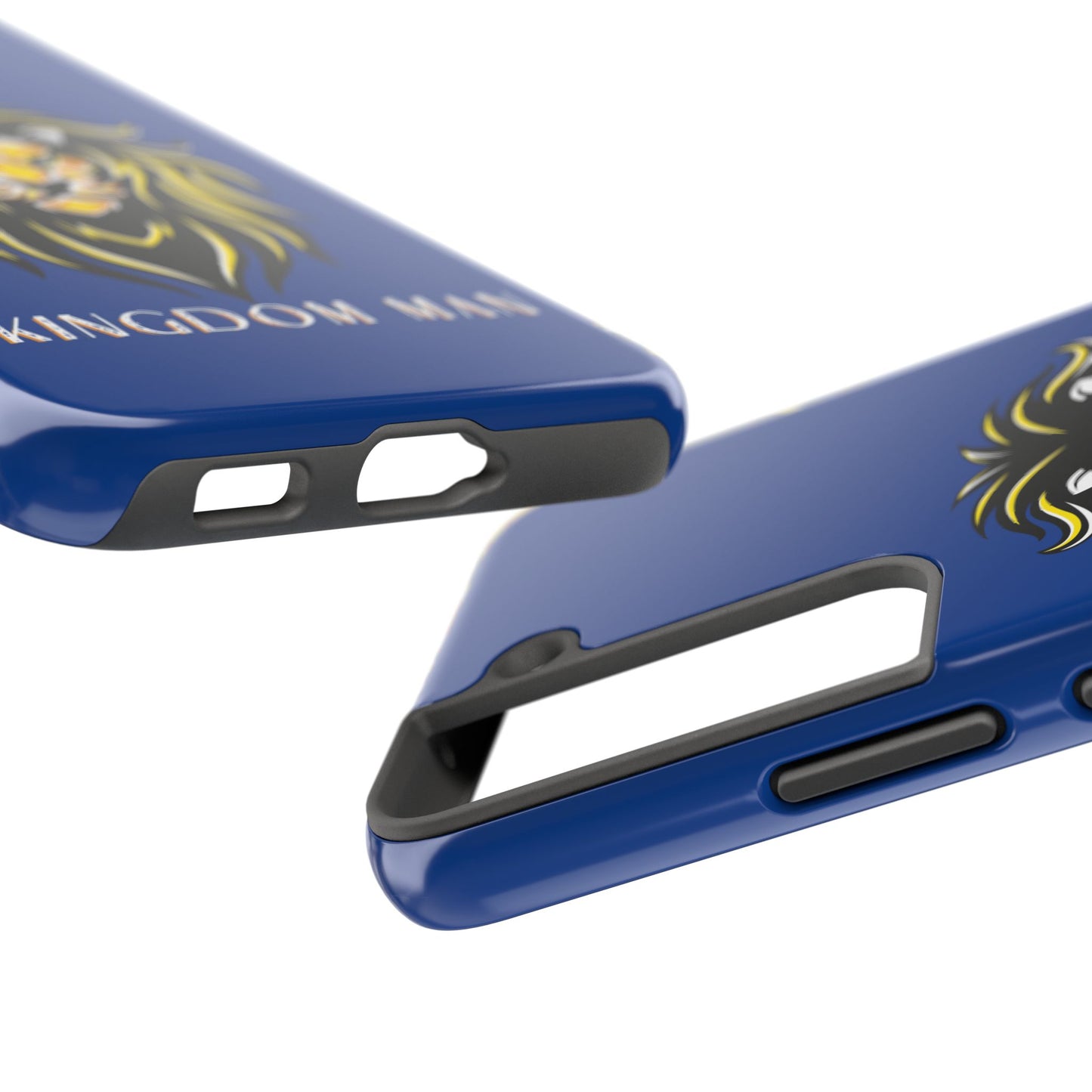 Kingdom Man (White-Gold Label) Tough Phone Case DARK BLUE