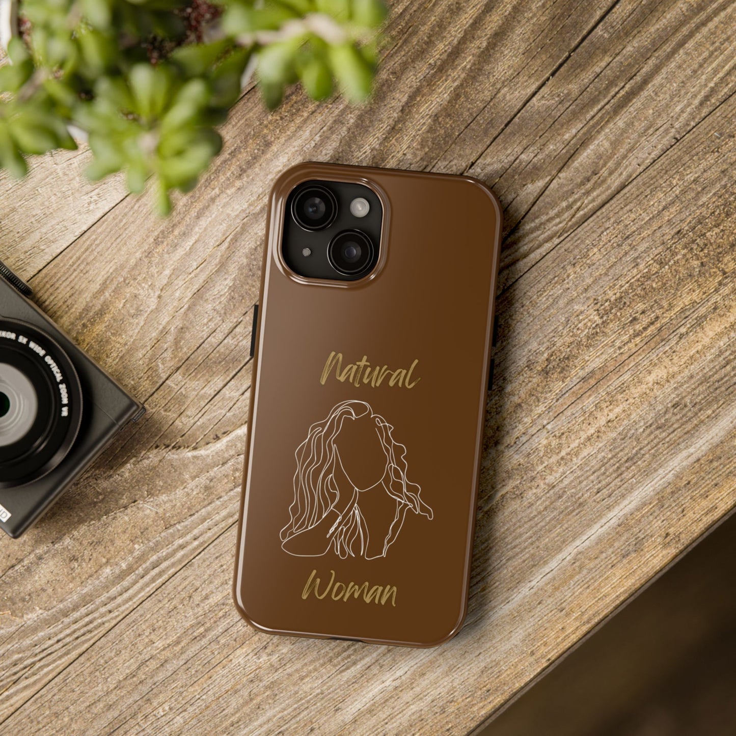 Natural Woman Relaxed (WL) Tough Phone Cases BROWN