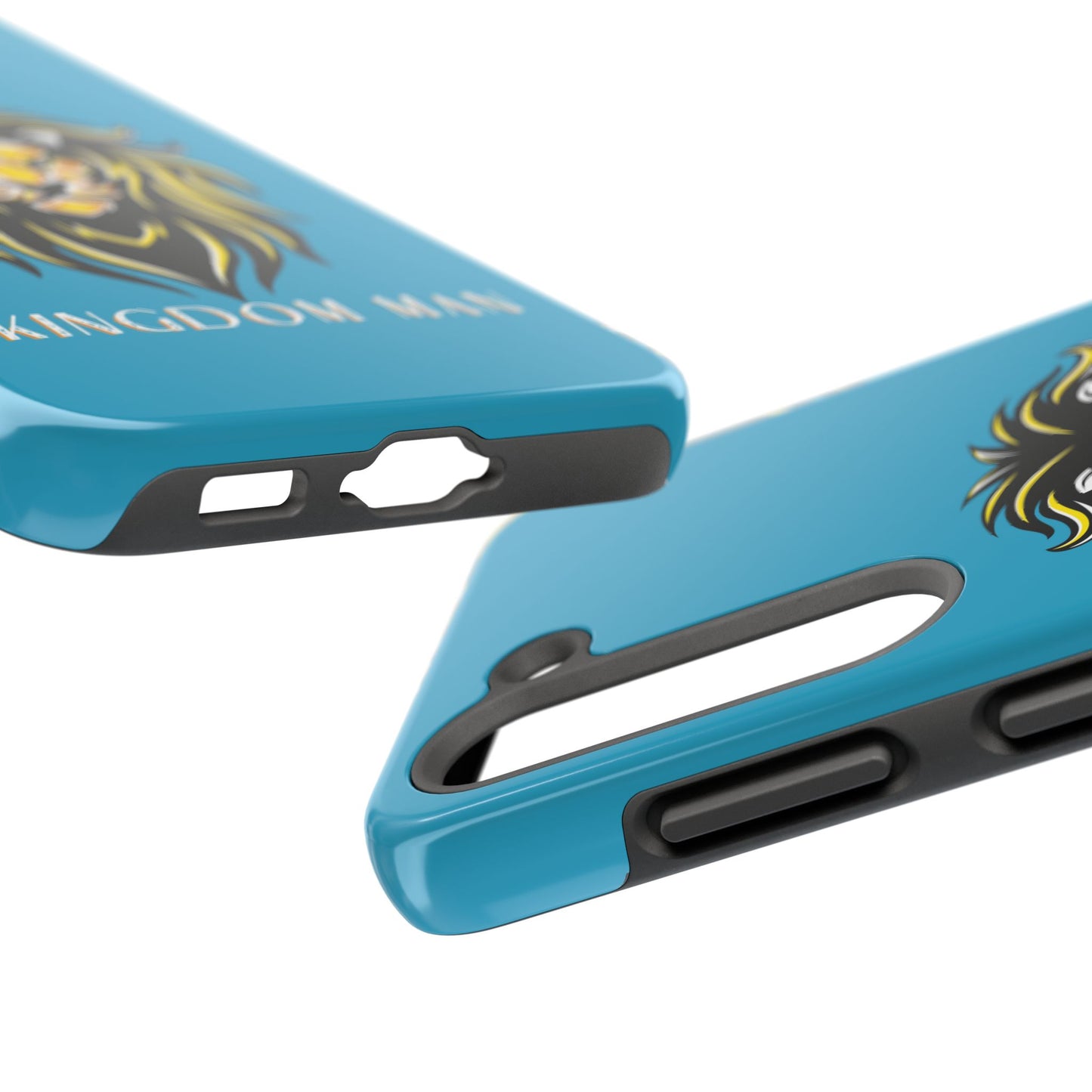 Kingdom Man (White-Gold Label) Tough Phone Case TURQUOISE